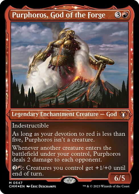 Purphoros, God of the Forge (547) [Commander Masters]
