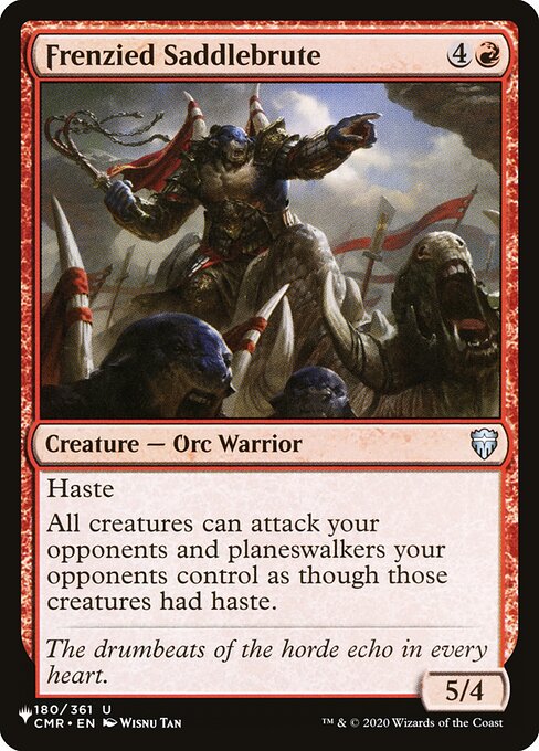 Frenzied Saddlebrute (CMR-180) [The List]