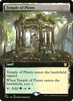 Temple of Plenty (351) [Theros Beyond Death] [Extended Art]