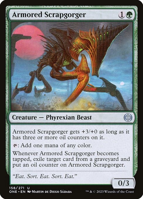 Armored Scrapgorger (158) [Phyrexia: All Will Be One]