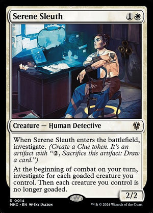Serene Sleuth (14) [Murders at Karlov Manor Commander]