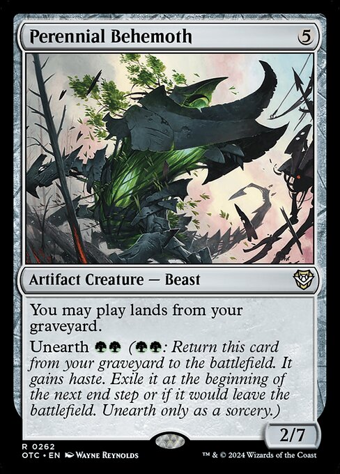 Perennial Behemoth (262) [Outlaws of Thunder Junction Commander]