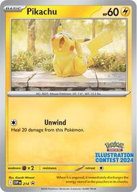 Pikachu - 214 (Illustration Contest 2024) (214) [SV Scarlet and Violet Promo Cards]