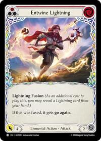 Entwine Lightning (Red) (AST009) [Armory Deck Aurora]
