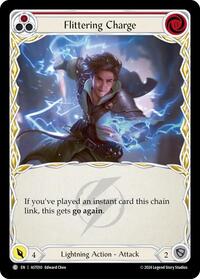 Flittering Charge (Red) (AST010) [Armory Deck Aurora]