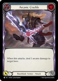 Arcanic Crackle (Blue) (AST024) [Armory Deck Aurora]