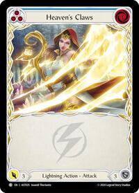 Heaven's Claws (Blue) (AST025) [Armory Deck Aurora]
