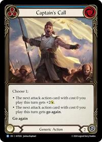 Captain's Call (Blue) (AST026) [Armory Deck Aurora]