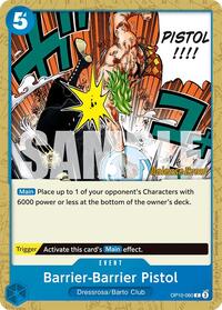 Barrier-Barrier Pistol (OP10-060) [Royal Blood Release Event Cards]
