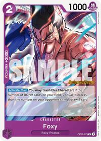 Foxy (OP10-075) [Royal Blood Release Event Cards]
