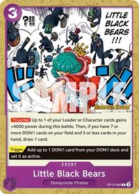 Little Black Bears (OP10-080) [Royal Blood Release Event Cards]