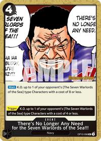 There's No Longer Any Need for the Seven Warlords of the Sea!!! (OP10-096) [Royal Blood Release Event Cards]