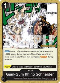 Gum-Gum Rhino Schneider (OP10-097) [Royal Blood Release Event Cards]