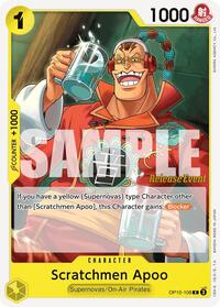 Scratchmen Apoo (OP10-108) [Royal Blood Release Event Cards]