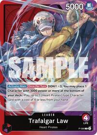Trafalgar Law (OP10 Release Event) (P-086) [One Piece Promotion Cards]