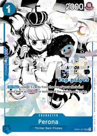 Perona (Championship 2024 Top Player Pack Vol. 2) (OP01-077) [One Piece Promotion Cards]