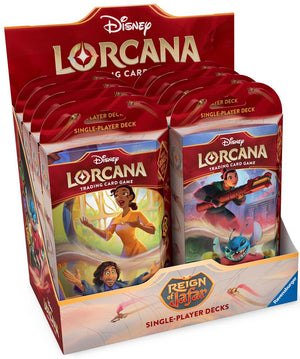 Disney Lorcana Reign of Jafar Starter Deck Display