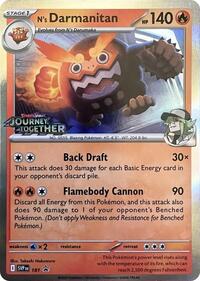 N's Darmanitan - 181 (Prerelease) (181) [SV Scarlet and Violet Promo Cards]