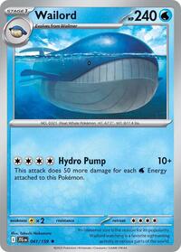 Wailord - 041/159 (041/159) [SV09 Journey Together]