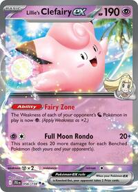 Lillie's Clefairy ex - 056/159 (056/159) [SV09 Journey Together]
