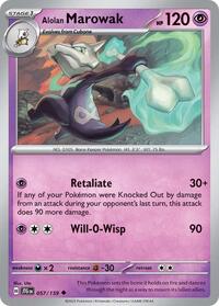 Alolan Marowak (057/159) [SV09 Journey Together]