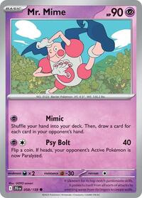 Mr. Mime (058/159) [SV09 Journey Together]