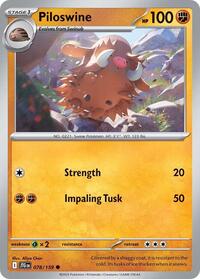 Piloswine (078/159) [SV09 Journey Together]