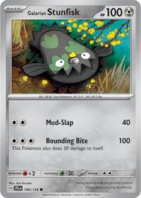 Galarian Stunfisk (106/159) [SV09 Journey Together]