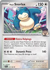 Hop's Snorlax (117/159) [SV09 Journey Together]