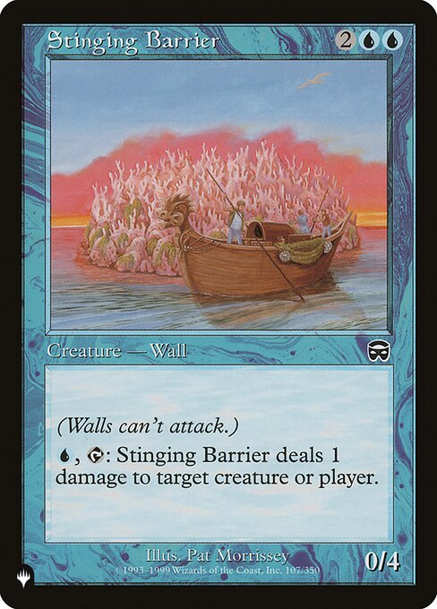 Stinging Barrier (MMQ-107) [The List]