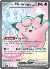 Lillie's Clefairy ex - 173/159 (173/159) [SV09 Journey Together]