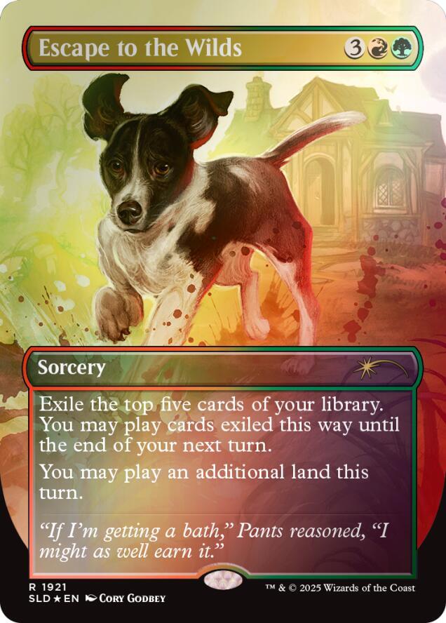 Escape to the Wilds (1921) (Rainbow Foil) [Secret Lair Drop]