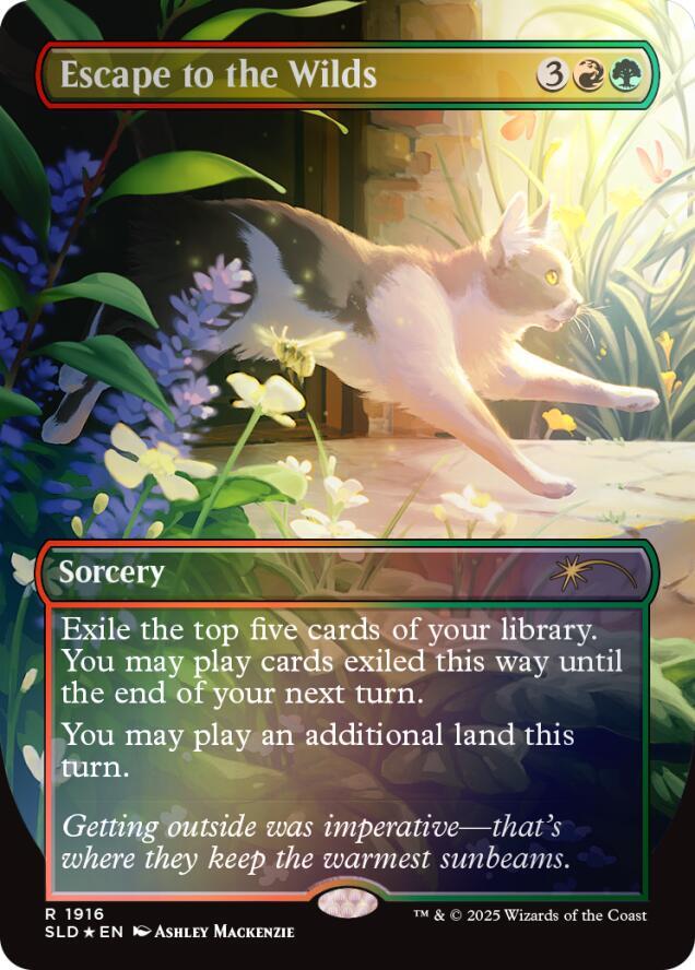 Escape to the Wilds (1916) (Rainbow Foil) [Secret Lair Drop]
