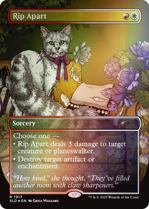 Rip Apart (1917) (Rainbow Foil) [Secret Lair Drop]