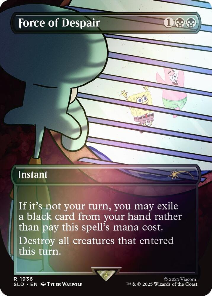 Force of Despair (Rainbow Foil) (1936) [Secret Lair Drop]
