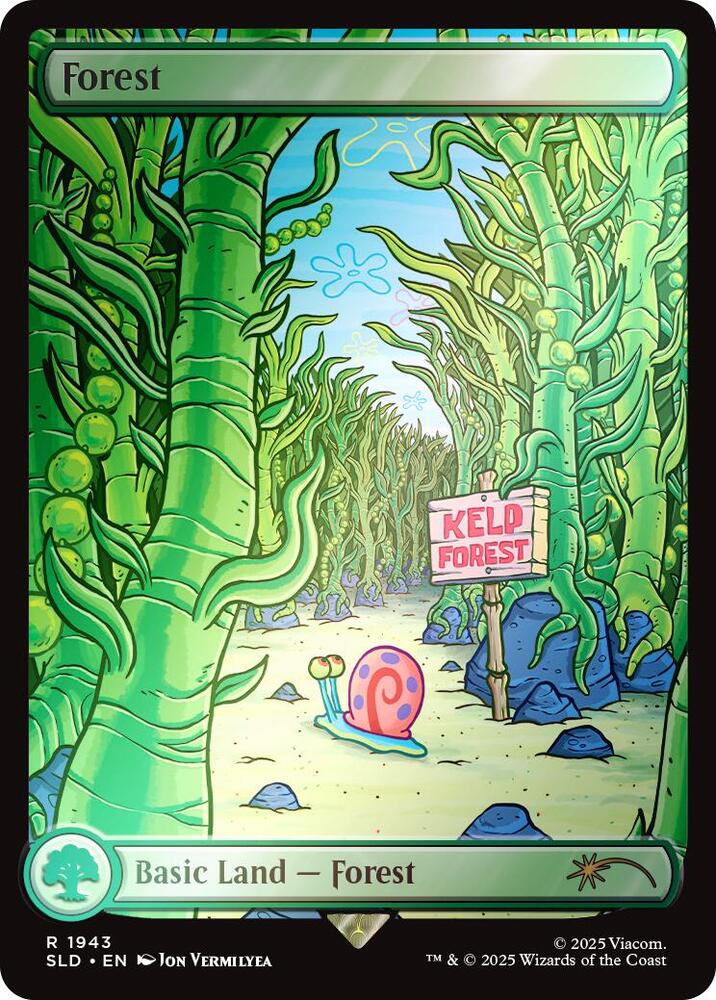 Forest (1943) (Rainbow Foil) [Secret Lair Drop]