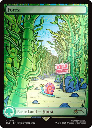 Forest (1943) (Rainbow Foil) [Secret Lair Drop]
