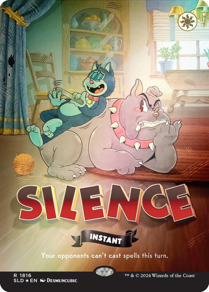 Silence (1816) (Rainbow Foil) [Secret Lair Drop]