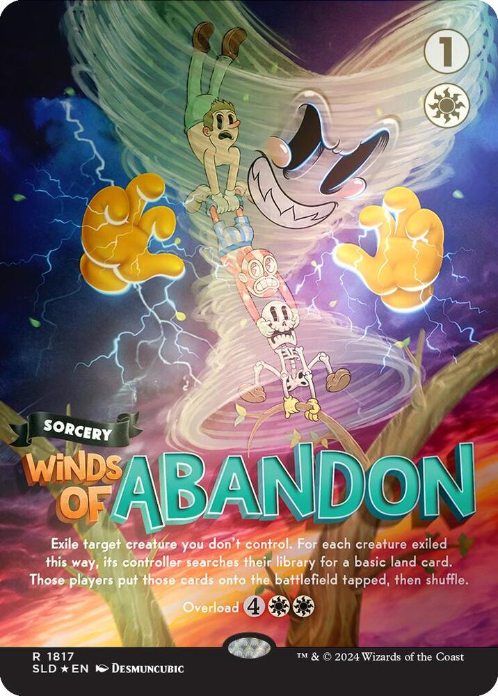 Winds of Abandon (Rainbow Foil) (1817) [Secret Lair Drop]
