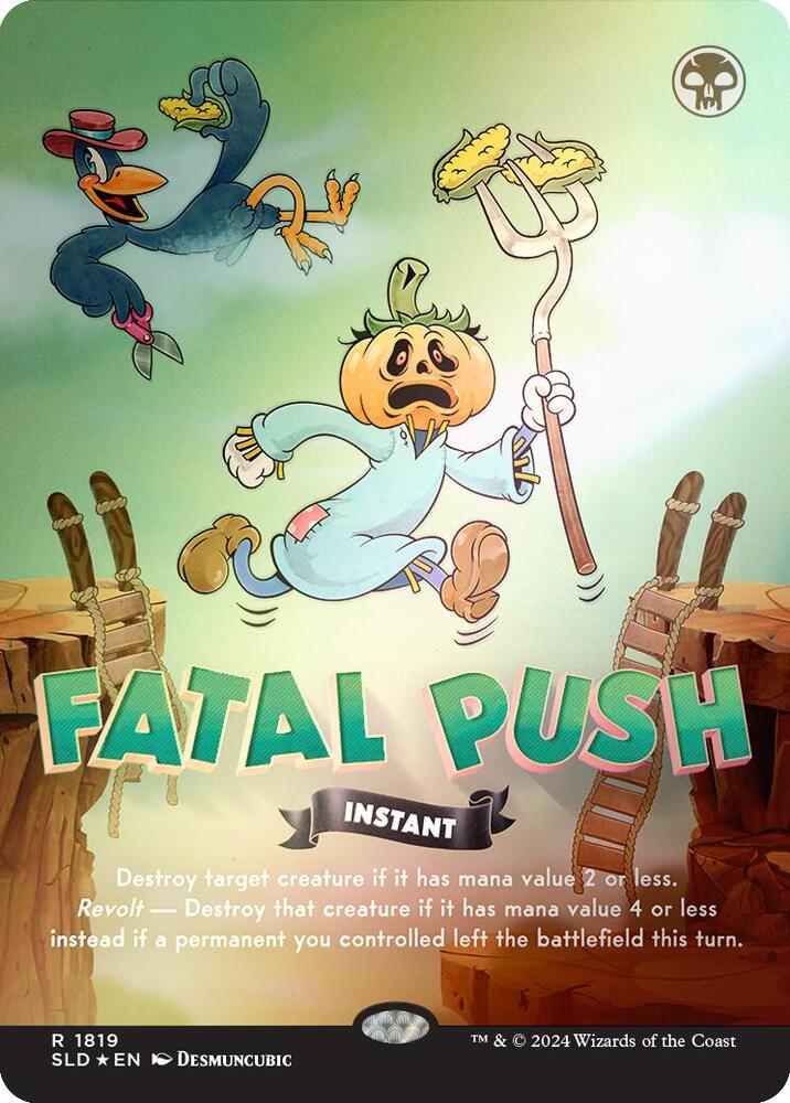 Fatal Push (1819) (Rainbow Foil) [Secret Lair Drop]