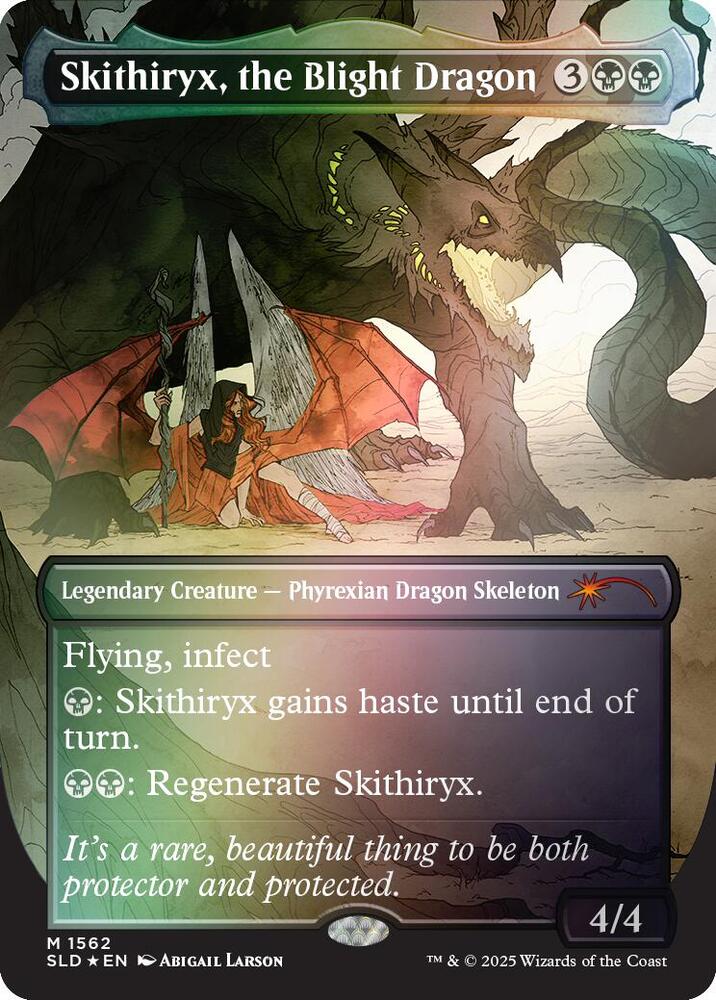 Skithiryx, the Blight Dragon (Rainbow Foil) (1562) [Secret Lair Drop]