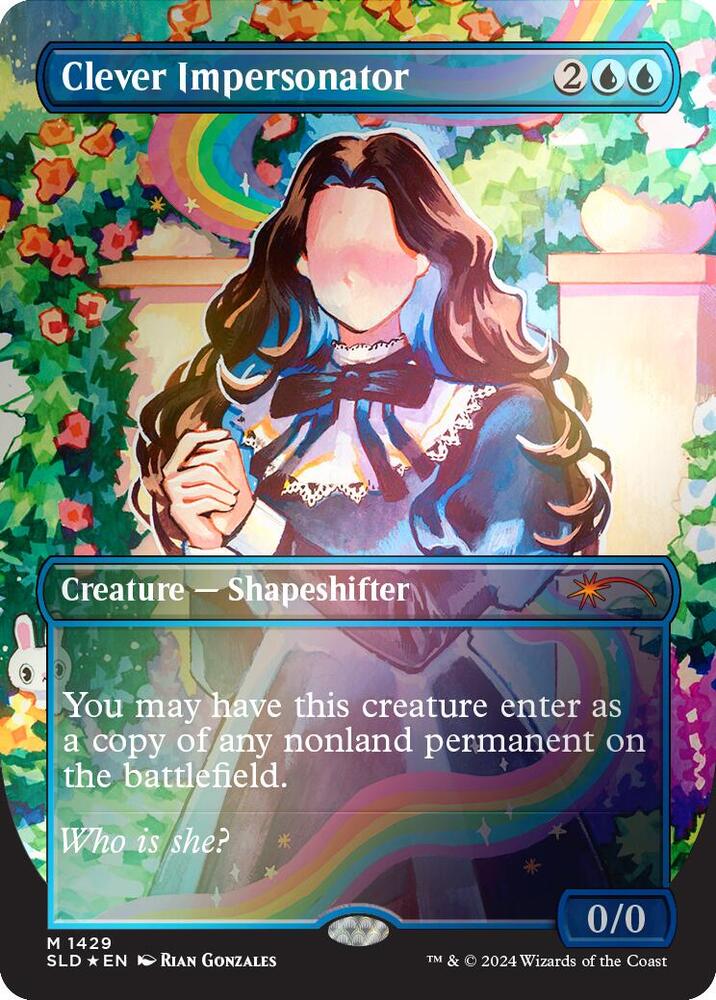 Clever Impersonator (Rainbow Foil) (1429) [Secret Lair Drop]