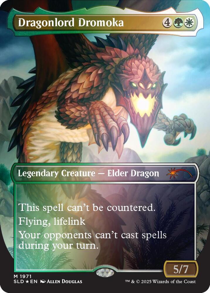 Dragonlord Dromoka (Rainbow Foil) (1971) [Secret Lair Drop]