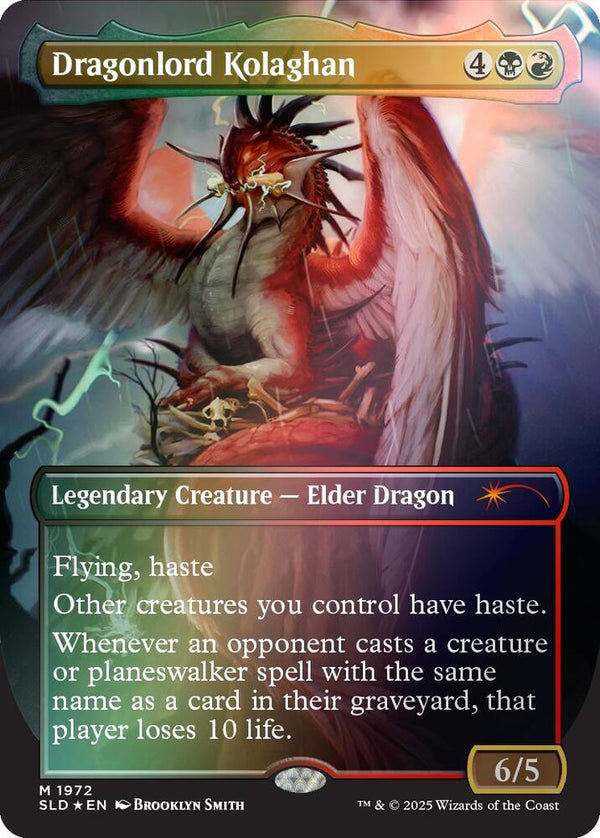 Dragonlord Kolaghan (1972) (Rainbow Foil) [Secret Lair Drop]