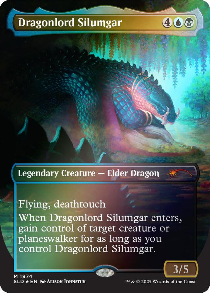 Dragonlord Silumgar (Rainbow Foil) (1974) [Secret Lair Drop]