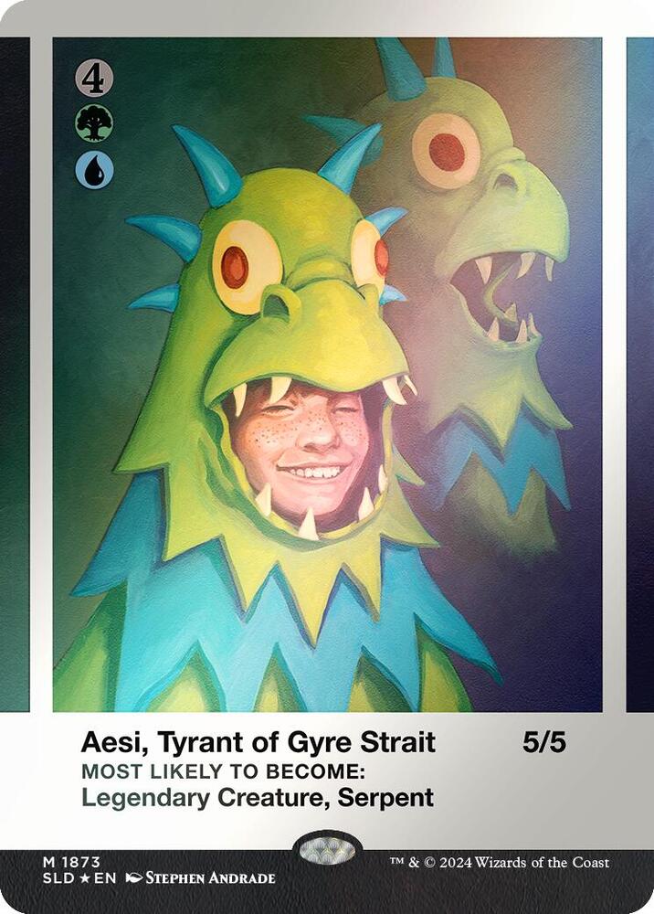 Aesi, Tyrant of Gyre Strait (Rainbow Foil) (1873) [Secret Lair Drop]