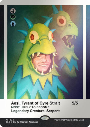 Aesi, Tyrant of Gyre Strait (Rainbow Foil) (1873) [Secret Lair Drop]