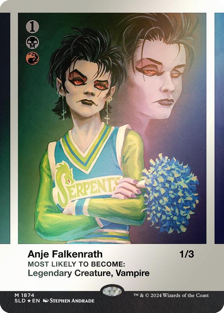 Anje Falkenrath (Rainbow Foil) (1874) [Secret Lair Drop]