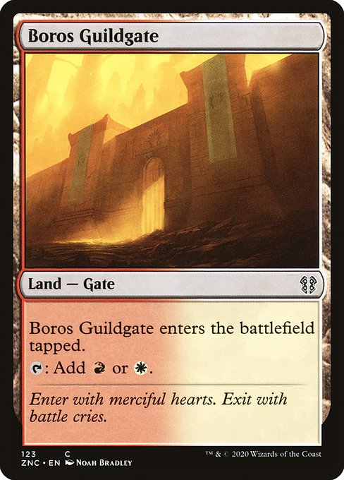 Boros Guildgate (123) [Zendikar Rising Commander]