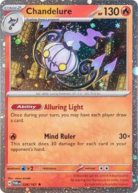 Chandelure - 38/167 (Cosmos Holo) (038/167) [Miscellaneous Cards and Products]